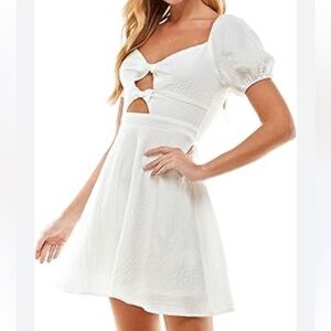 City Studio White Mini Dress